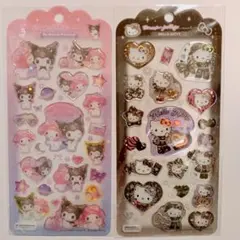 キティ マイメロ クロミ ドロップジェリーシール 2枚セット