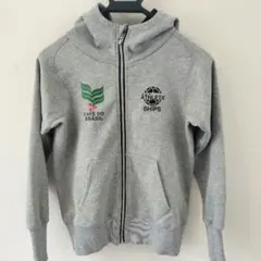 SHIPS・ATHLETAコラボ パーカー グレー レディースS　キッズ150