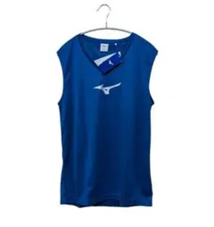 【新品】MIZUNO インナーシャツ Vネック ユニセックスXL 青のサムネイル