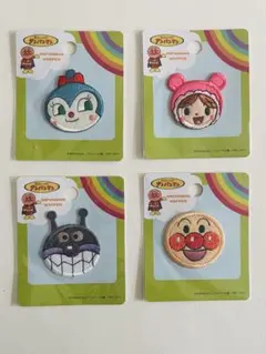 【アンパンマンワッペン】アンパンマン、バイキンマン、コキンちゃん、あかちゃんまん