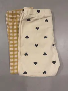 レギンス90cm2枚セット 西松屋 ユニクロ
