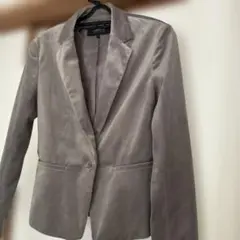 COMME CA ISM グレー テーラードジャケット サイズ7