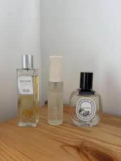 香水セット 3本　laura mercir / shiro / diptyqueのサムネイル