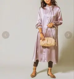 ✨美品Banana Republic シルク ミディ シャツドレス ワンピースS