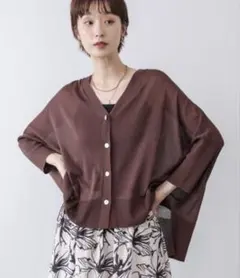 Bou Jeloud Mal. UVサラサラBOXシルエット前後差カーディガンのサムネイル