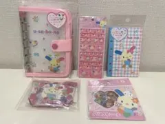 ウサハナ　シール帳　タイルシール　フレークシール　おはじき　ポーチ　バインダー