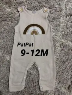 PatPat ベビーカバーオール 虹刺繍 ベビーサロペット 70cm～80cm