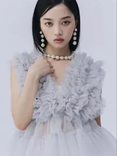 eimy istoire チュールフリルボリュームベスト