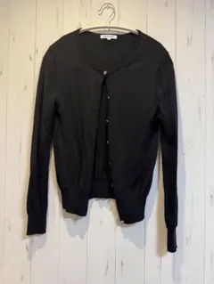 NATURAL BEAUTY BASIC 黒 カーディガン Mサイズ