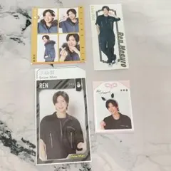 お守り 4カット しおり POWERカード 目黒蓮 SnowMan