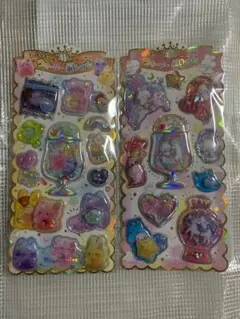 【正規品】キラキラウォーターinシール　2枚セット