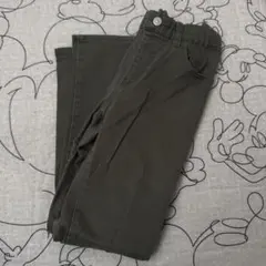 ユニクロ カーキ 140cm ロングパンツ