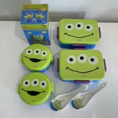 ディズニー　トイストーリー　エイリアン　デリカポット・スケーターお弁当箱　セット