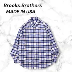 Brooks BrothersUSA製ボタンダウンシャツチェック柄MADISON
