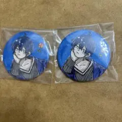 カラフルピーチ　トレーディング 直筆イラスト 缶バッジ なおきり2個