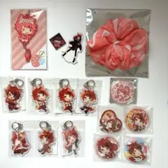 すとぷり 莉犬　グッズまとめ売り　アクキー　アクスタ　シュシュ　缶バッジ　15点