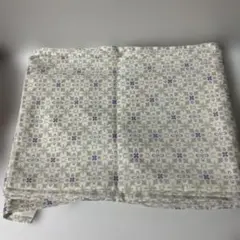 メ*7様 洗える着物 小紋 袷 M 花柄　新品未使用　しつけ糸有