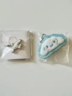 サンリオ サガラ刺繍キーホルダー　ダブルチャームグミ