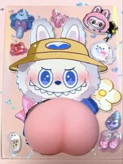 ラブブ　マシュマロシール　おしりシール　ボンボンドロップシール　おすそ分け