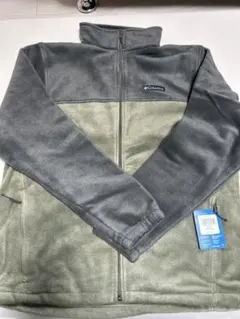 コロンビア　メンズ　フリース　アウター　新品未使用　Ｌ／Ｇ　グレー＆カーキ