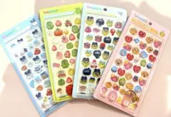 ぷっくりシール　立体シール　たまごっち　4枚セット