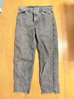 Levi’s 550 ブラックデニム カットオフ USA古着 ストリート