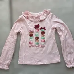 Shirley Temple マカロン刺繍 長袖カットソー 130cm