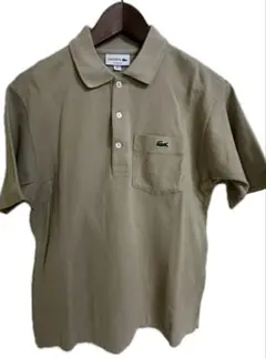 LACOSTE CLASSIC FIT ベージュポロシャツ 最低価格