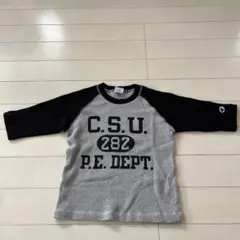 Champion 長袖カットソー サイズ130 グレー・ブラック