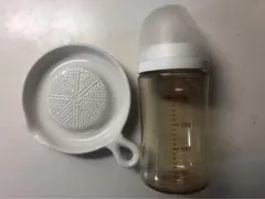 ピジョン 哺乳瓶 プラスチック　240ml すりおろし皿