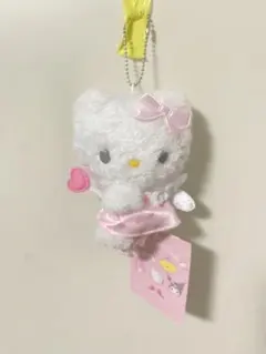 ハローキティ　夢みるエンジェル　デザインシリーズ　マスコットホルダー
