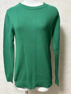 ジャーナルスタンダード コットンニットセーター グリーン