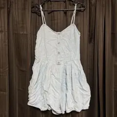 EGOIST♡デニム風ロンパースオールインワンキャミソール