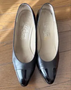 Salvatore Ferragamo 黒 ハイヒール・パンプス　裏張り済み