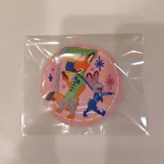 ディズニーキャラクターズ刺繍缶バッジつきビスケット2 　ズートピア