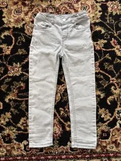 H&M スリムフィット 長ズボン グレー