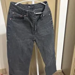 ZARA ダークグレー デニムパンツ USA 6