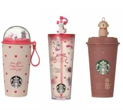 スタバ バレンタイン 2026 ステンレスボトル タンブラー リユーザブルカップ