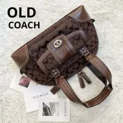 極美品 vintage coach old turn lock boston
