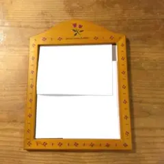 カントリー風ミラー 中型(木枠、掛壁掛け用)