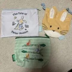ガチャガチャピーターラビット 3点セット