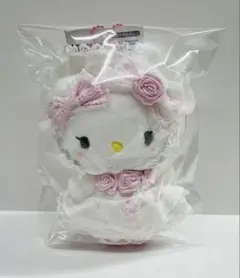 5サンリオ　ホワイトフリル　デザインシリーズ　マスコットホルダー　キティ