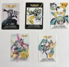 ポケモン 初音ミク ポケミクライブ 特典 クリアカード 30セット150枚