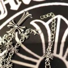 ✨* タイニーCHクロス プラス ネックレス 18インチ ユニセックスSV925