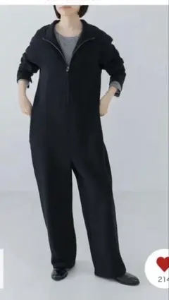 【未使用品】アーバンリサーチ　ハーフジップジャンプスーツ　36サイズ