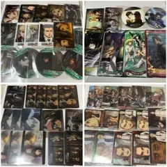 進撃の巨人 まとめ売り トレカ コースター リヴァイ エレン ミカサ アルミン