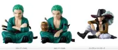 ONE PIECE まちぼうけ2 ゾロ(A)・ゾロ(B) ・ミホーク 計3体