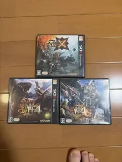 モンスターハンターシリーズ 3DS ソフト 3点セット