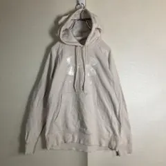 アンダーアーマー　ビッグロゴ　プルオーバーパーカー　プリント