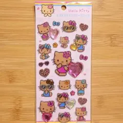 【新品未開封】ハローキティ 日焼けキティ キラキララインストーンシール